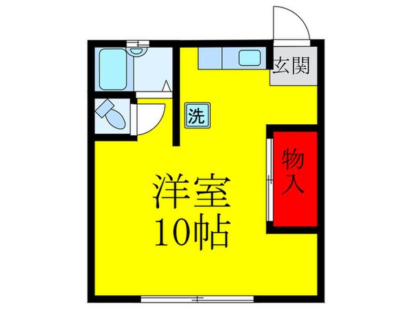 ふか喜マンションの物件間取画像